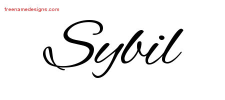 Cursive Name Tattoo Designs Sybil Download Free Cursive Name Tattoo Designs Sybil Download Free