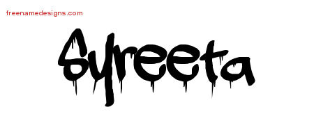 Graffiti Name Tattoo Designs Syreeta Free Lettering