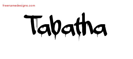 Graffiti Name Tattoo Designs Tabatha Free Lettering