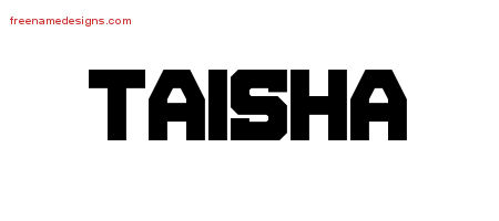 Titling Name Tattoo Designs Taisha Free Printout