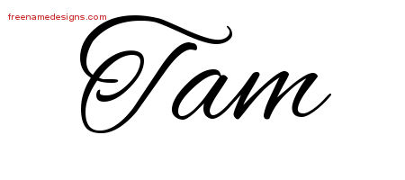 Cursive Name Tattoo Designs Tam Download Free