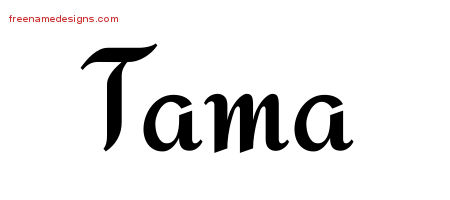 Calligraphic Stylish Name Tattoo Designs Tama Download Free