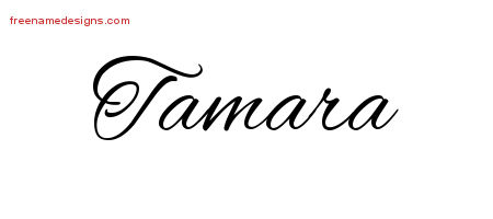 Cursive Name Tattoo Designs Tamara Download Free