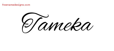 Cursive Name Tattoo Designs Tameka Download Free