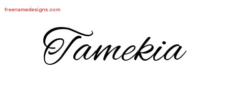 Cursive Name Tattoo Designs Tamekia Download Free