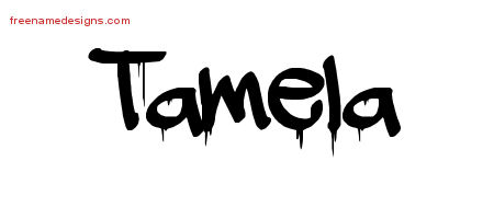 Graffiti Name Tattoo Designs Tamela Free Lettering