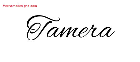 Cursive Name Tattoo Designs Tamera Download Free