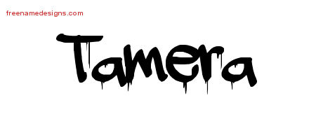 Graffiti Name Tattoo Designs Tamera Free Lettering