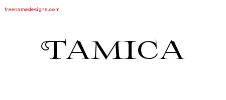 Flourishes Name Tattoo Designs Tamica Printable