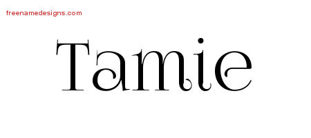 Vintage Name Tattoo Designs Tamie Free Download