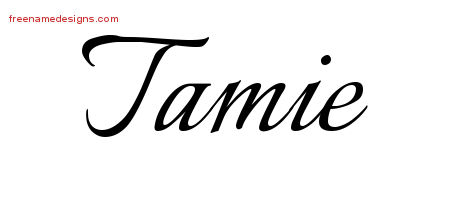 Calligraphic Name Tattoo Designs Tamie Download Free