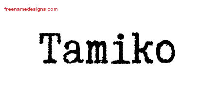 Typewriter Name Tattoo Designs Tamiko Free Download