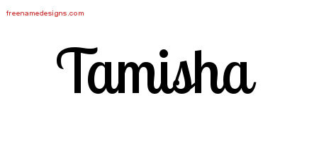 Handwritten Name Tattoo Designs Tamisha Free Download
