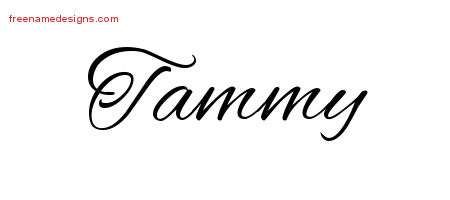Cursive Name Tattoo Designs Tammy Download Free
