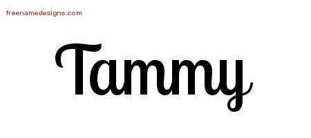 Handwritten Name Tattoo Designs Tammy Free Download