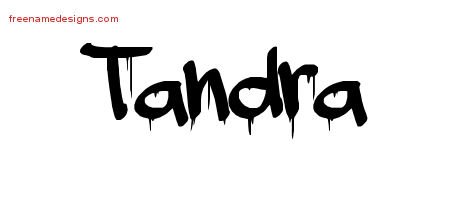 Graffiti Name Tattoo Designs Tandra Free Lettering