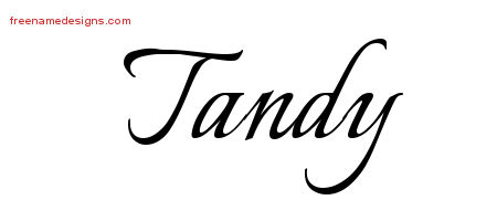 Calligraphic Name Tattoo Designs Tandy Download Free