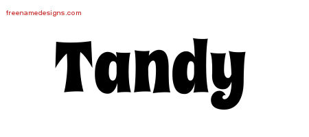 Groovy Name Tattoo Designs Tandy Free Lettering