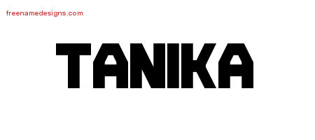 Titling Name Tattoo Designs Tanika Free Printout