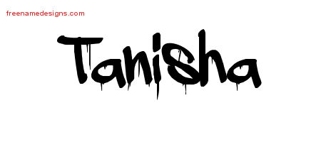 Graffiti Name Tattoo Designs Tanisha Free Lettering