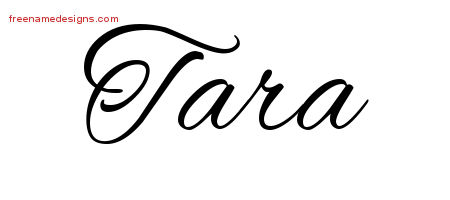 Cursive Name Tattoo Designs Tara Download Free