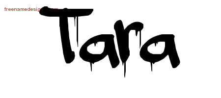 Graffiti Name Tattoo Designs Tara Free Lettering