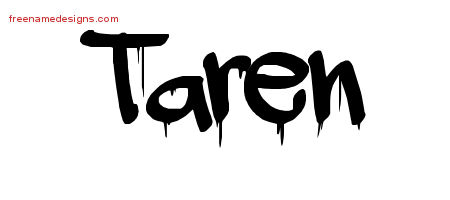Graffiti Name Tattoo Designs Taren Free Lettering