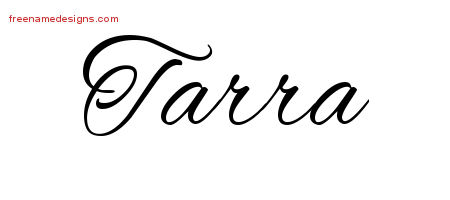 Cursive Name Tattoo Designs Tarra Download Free