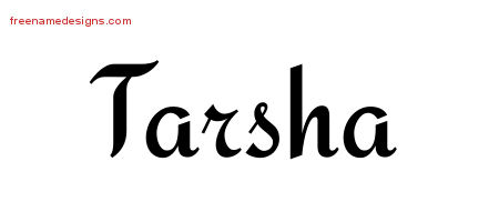 Calligraphic Stylish Name Tattoo Designs Tarsha Download Free