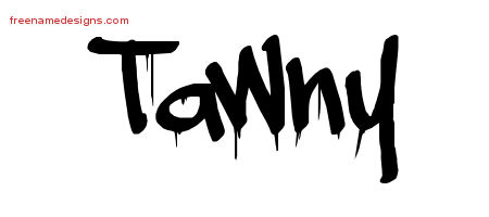 Graffiti Name Tattoo Designs Tawny Free Lettering