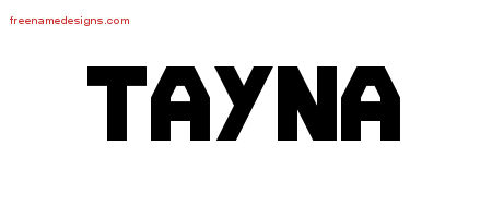 Titling Name Tattoo Designs Tayna Free Printout