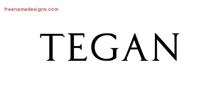 Regal Victorian Name Tattoo Designs Tegan Graphic Download