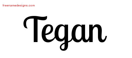 Handwritten Name Tattoo Designs Tegan Free Download