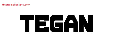 Titling Name Tattoo Designs Tegan Free Printout