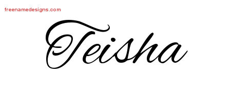 Cursive Name Tattoo Designs Teisha Download Free