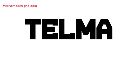 Titling Name Tattoo Designs Telma Free Printout