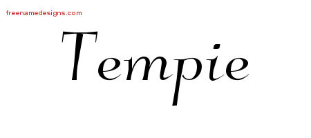 Elegant Name Tattoo Designs Tempie Free Graphic