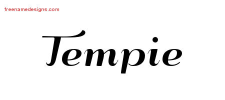 Art Deco Name Tattoo Designs Tempie Printable
