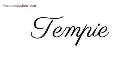 Classic Name Tattoo Designs Tempie Graphic Download