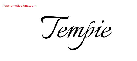 Calligraphic Name Tattoo Designs Tempie Download Free