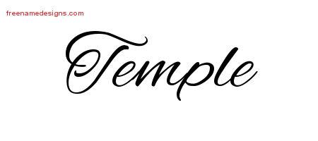 Cursive Name Tattoo Designs Temple Download Free