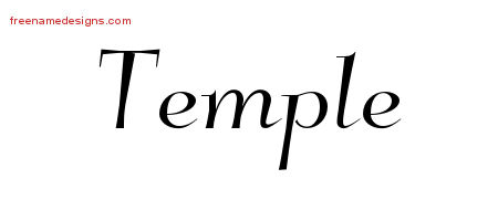Elegant Name Tattoo Designs Temple Free Graphic