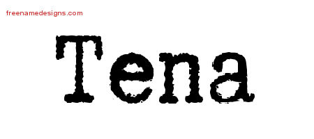 Typewriter Name Tattoo Designs Tena Free Download