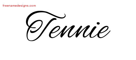 Cursive Name Tattoo Designs Tennie Download Free