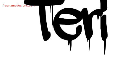 Graffiti Name Tattoo Designs Teri Free Lettering