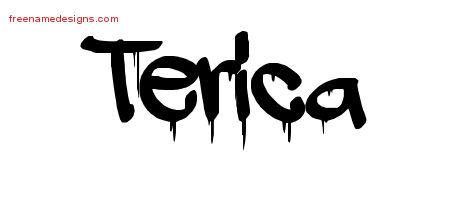 Graffiti Name Tattoo Designs Terica Free Lettering