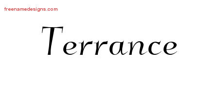 Elegant Name Tattoo Designs Terrance Download Free