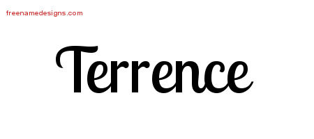 Handwritten Name Tattoo Designs Terrence Free Printout