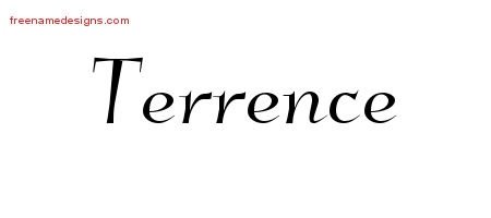 Elegant Name Tattoo Designs Terrence Download Free