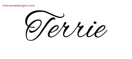 Cursive Name Tattoo Designs Terrie Download Free